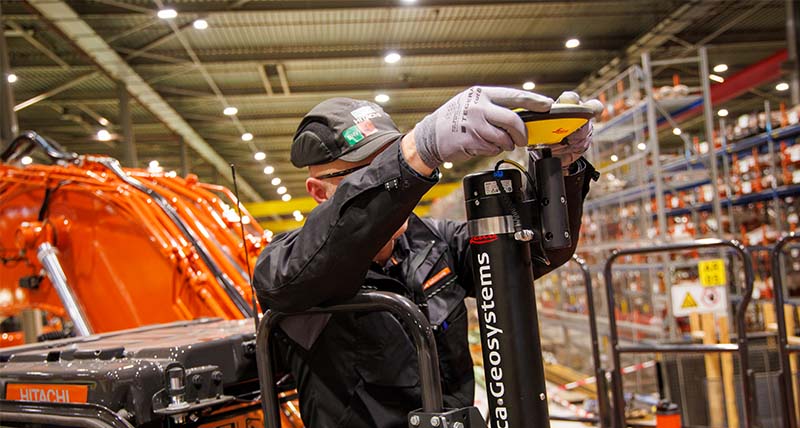 Hitachi Construction Machinery Europe (HCME) NV announces factory-fitted Leica Geosystems solutions for Zaxis-7 excavators